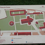 The map of 'Piazza Dei Miracoli'