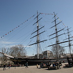 The Cutty Sark. When launched in 1869, the Cutty Sark was at the pinnacle of sailing ship technology, with one important mission: to bring back the season's first tea crop! Now dry-docked in maritime Greenwich, a world heritage site, you can see how her beautiful streamlined shape helped her to become the fastest ship of her type. Inside is a collection of carved ships' figureheads and displays telling the illustrious story of the Cutty Sark.