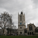 Standing as it does between Westminster Abbey and the Houses of Parliament, and commonly called 