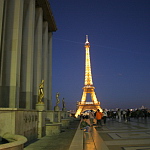Palais de Chaillot and Tour Eiffel