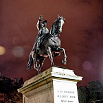 Place de Neuve. Statue Dufour.